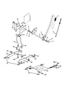 Mower Lift parts for Craftsman Front-Engine Lawn Tractor 917277460 from AppliancePartsPros.com