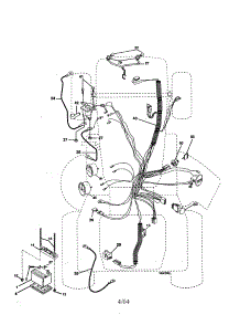 Electrial parts for Craftsman Front-Engine Lawn Tractor 917277480 from AppliancePartsPros.com
