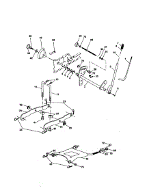 Mower Lift parts for Craftsman Front-Engine Lawn Tractor 917277480 from AppliancePartsPros.com