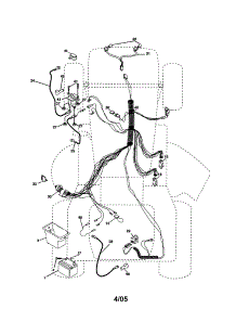 Electrical parts for Craftsman Front-Engine Lawn Tractor 917277491 from AppliancePartsPros.com