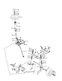 Steering Assembly parts for Craftsman Front-Engine Lawn Tractor 917277491 from AppliancePartsPros.com