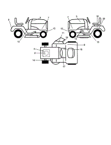 Decals parts for Craftsman Front-Engine Lawn Tractor 917277491 from AppliancePartsPros.com