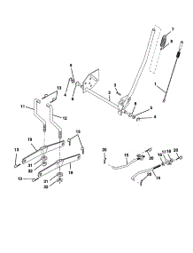 Mower Lift parts for Craftsman Front-Engine Lawn Tractor 917277491 from AppliancePartsPros.com