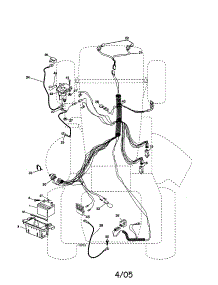 Electrical parts for Craftsman Front-Engine Lawn Tractor 917277580 from AppliancePartsPros.com