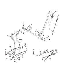 Mower Lift parts for Craftsman Front-Engine Lawn Tractor 917277580 from AppliancePartsPros.com