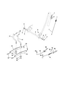 Mower Lift parts for Craftsman Front-Engine Lawn Tractor 917277650 from AppliancePartsPros.com