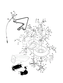 Mower parts for Craftsman Front-Engine Lawn Tractor 917277650 from AppliancePartsPros.com