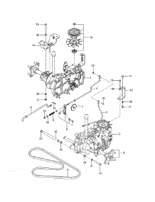 Hydraulic Pump-Motor parts for Craftsman Rear-Engine Riding Mower 917277710 from AppliancePartsPros.com