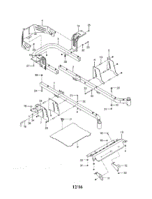 Frame parts for Craftsman Rear-Engine Riding Mower 917277730 from AppliancePartsPros.com