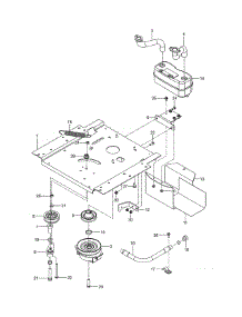 Engine Mounting / Guards / Muffler parts for Craftsman Rear-Engine Riding Mower 917277730 from AppliancePartsPros.com