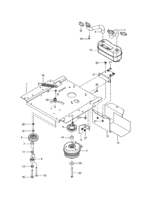 Engine Mounting / Guards / Muffler parts for Craftsman Rear-Engine Riding Mower 917277780 from AppliancePartsPros.com