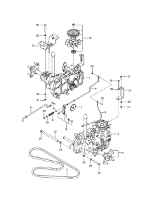 Hydraulic Pump-Motor parts for Craftsman Rear-Engine Riding Mower 917277780 from AppliancePartsPros.com