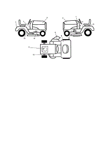 Decals parts for Companion Front-Engine Lawn Tractor 917278010 from AppliancePartsPros.com
