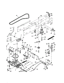 Drive parts for Craftsman Front-Engine Lawn Tractor 917278011 from AppliancePartsPros.com