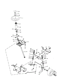 Steering Assembly parts for Craftsman Front-Engine Lawn Tractor 917278011 from AppliancePartsPros.com