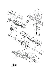 Dana Transaxle parts for Companion Front-Engine Lawn Tractor 917278030 from AppliancePartsPros.com