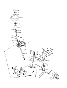 Steering Assembly parts for Companion Front-Engine Lawn Tractor 917278030 from AppliancePartsPros.com
