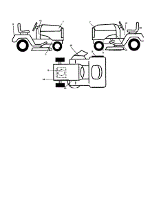 Decals parts for Companion Front-Engine Lawn Tractor 917278030 from AppliancePartsPros.com