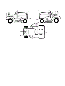 Decals parts for Companion Front-Engine Lawn Tractor 917278040 from AppliancePartsPros.com