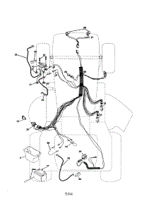 Electrical parts for Craftsman Front-Engine Lawn Tractor 917278041 from AppliancePartsPros.com