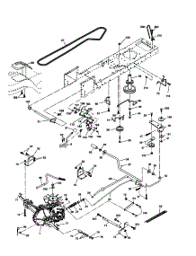 Drive parts for Craftsman Front-Engine Lawn Tractor 917278041 from AppliancePartsPros.com