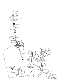 Steering Assembly parts for Craftsman Front-Engine Lawn Tractor 917278041 from AppliancePartsPros.com