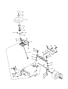 Steering Assembly parts for Companion Front-Engine Lawn Tractor 917278080 from AppliancePartsPros.com