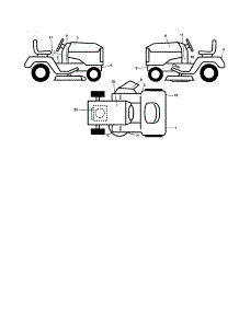 Decals parts for Companion Front-Engine Lawn Tractor 917278080 from AppliancePartsPros.com