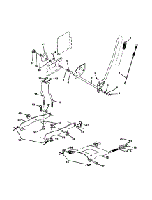 Mower Lift parts for Companion Front-Engine Lawn Tractor 917278080 from AppliancePartsPros.com