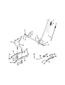 Mower Lift parts for Companion Front-Engine Lawn Tractor 917278120 from AppliancePartsPros.com