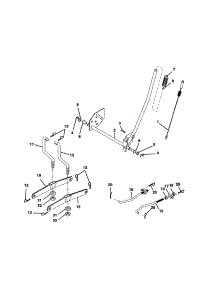 Mower Lift parts for Companion Front-Engine Lawn Tractor 917278121 from AppliancePartsPros.com