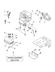 Engine parts for Craftsman Front-Engine Lawn Tractor 917278230 from AppliancePartsPros.com