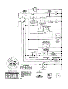 Schematic parts for Craftsman Front-Engine Lawn Tractor 917278230 from AppliancePartsPros.com