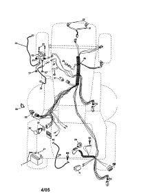 Electrical parts for Companion Front-Engine Lawn Tractor 917278260 from AppliancePartsPros.com