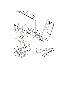 Mower Lift parts for Craftsman Front-Engine Lawn Tractor 917279840 from AppliancePartsPros.com