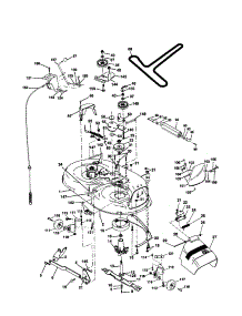 Mower Deck parts for Craftsman Front-Engine Lawn Tractor 917279841 from AppliancePartsPros.com
