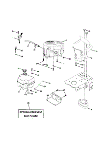 Engine parts for Craftsman Front-Engine Lawn Tractor 917279900 from AppliancePartsPros.com