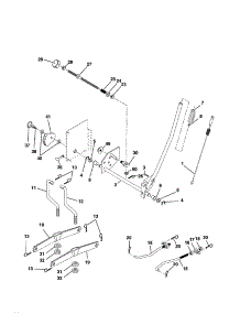 Mower Lift parts for Craftsman Front-Engine Lawn Tractor 917279910 from AppliancePartsPros.com