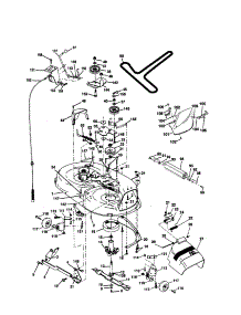 Mower Deck parts for Craftsman Front-Engine Lawn Tractor 917279911 from AppliancePartsPros.com