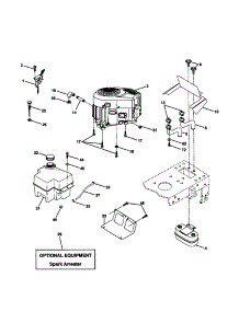 Engine parts for Craftsman Front-Engine Lawn Tractor 917279920 from AppliancePartsPros.com