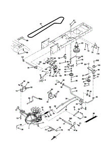 Drive parts for Craftsman Front-Engine Lawn Tractor 917279921 from AppliancePartsPros.com