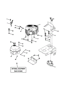 Engine parts for Craftsman Front-Engine Lawn Tractor 917279921 from AppliancePartsPros.com