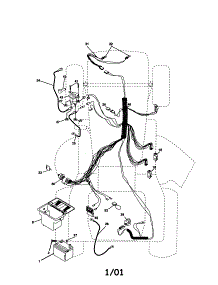 Electrical parts for Craftsman Front-Engine Lawn Tractor 917279940 from AppliancePartsPros.com