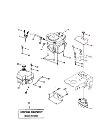 Engine parts for Craftsman Front-Engine Lawn Tractor 917279940 from AppliancePartsPros.com