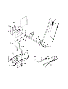 Mower Lift parts for Craftsman Front-Engine Lawn Tractor 917279940 from AppliancePartsPros.com