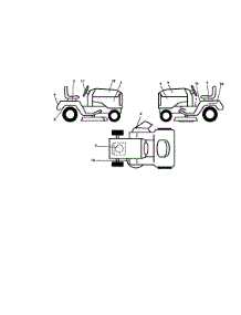 Decals parts for Craftsman Front-Engine Lawn Tractor 917279940 from AppliancePartsPros.com