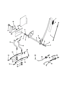Mower Lift parts for Craftsman Front-Engine Lawn Tractor 917279941 from AppliancePartsPros.com