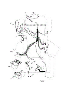Electrical parts for Craftsman Front-Engine Lawn Tractor 917279942 from AppliancePartsPros.com