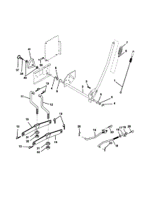 Mower Lift parts for Craftsman Front-Engine Lawn Tractor 917279942 from AppliancePartsPros.com