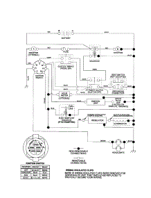 Schematic parts for Craftsman Front-Engine Lawn Tractor 917279942 from AppliancePartsPros.com